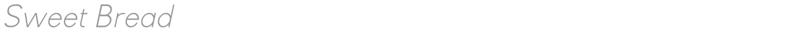 Sweet Bread font preview